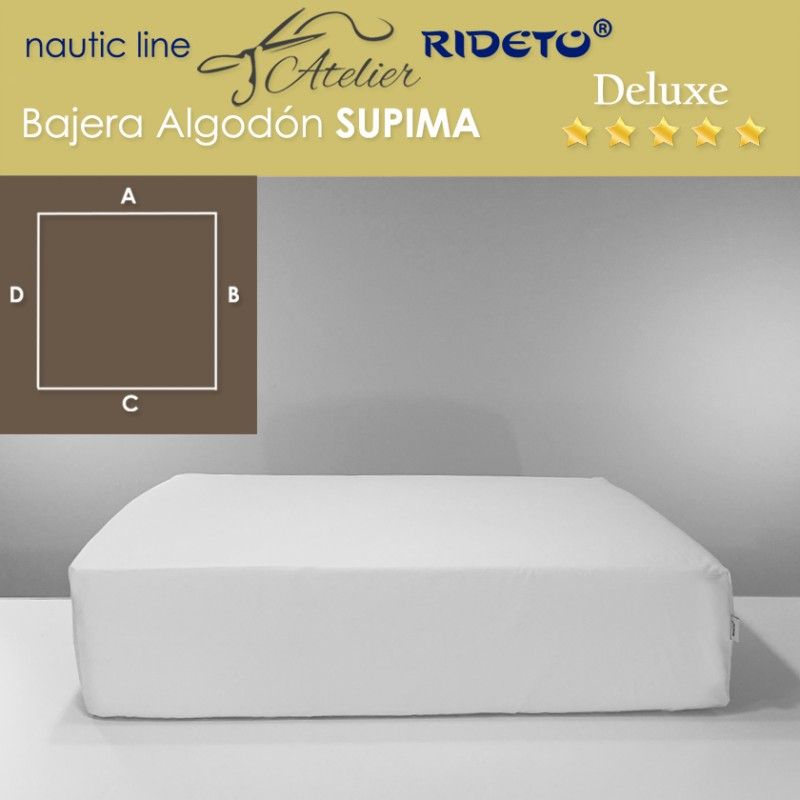 Spannbetttuch Boot Deluxe Supima Baumwolle Doppelbett inv. Ecken