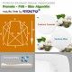 Deluxe Protector impermeable Viscosa Bambú + Interlock Poliéster colchón barco medio Forma D chaflán