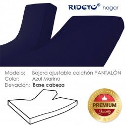 Bajera Azul Marino punto Algodón todas las medidas
