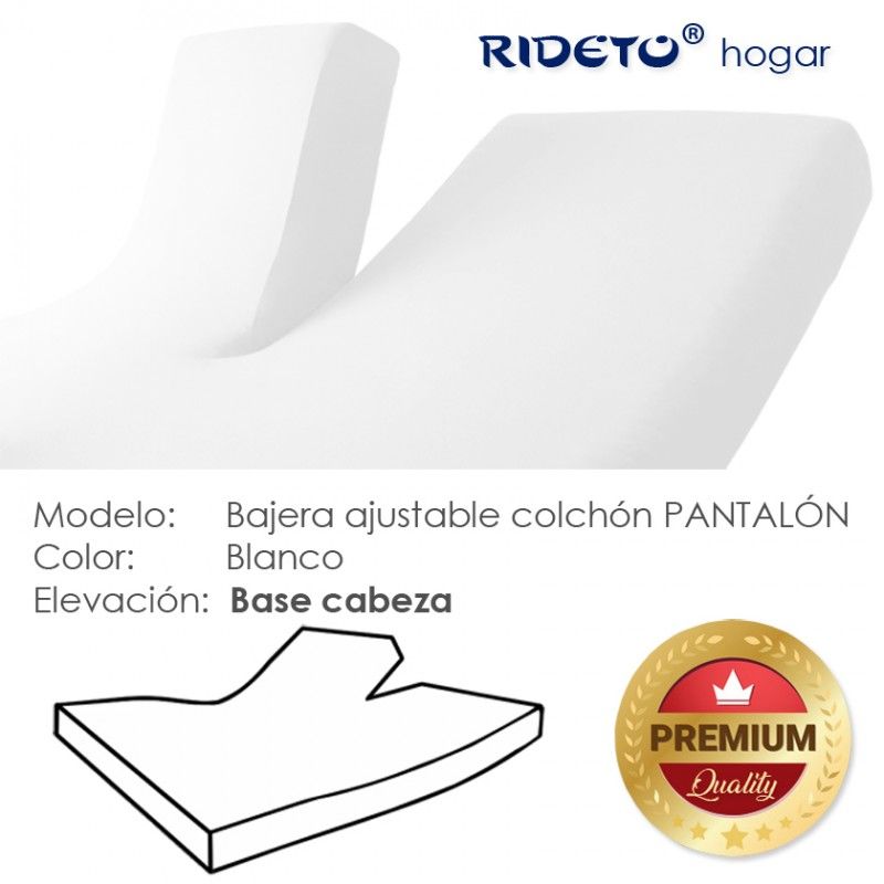 Bajera Blanco punto Algodón todas las medidas