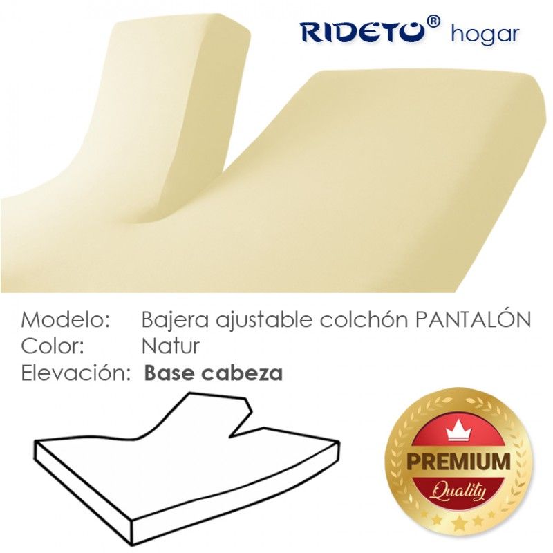 Bajera Natur punto Algodón Jersey Premium