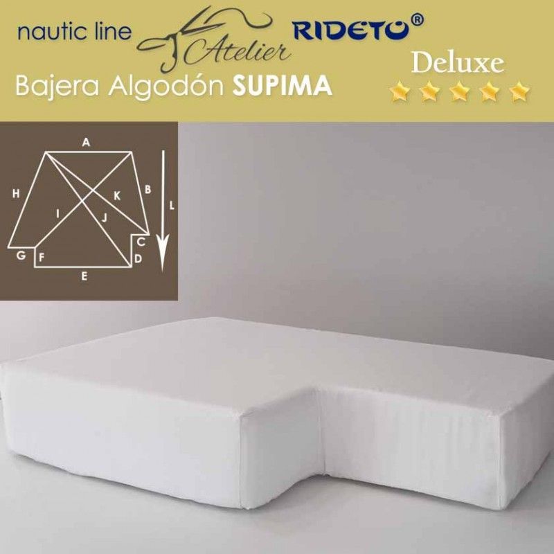 Spannbetttuch Boot Deluxe Supima Baumwolle Doppelbett inv. Ecken