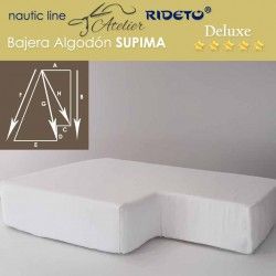 Spannbetttuch für Boot Sumpima Deluxe mit rechteckigem Trapez Form D Inv.