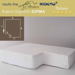 Spannbetttuch Boot Deluxe Supima Baumwolle link inv. Ecken