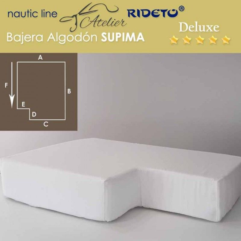Spannbetttuch Boot Deluxe Supima Baumwolle Doppelbett inv. Ecken